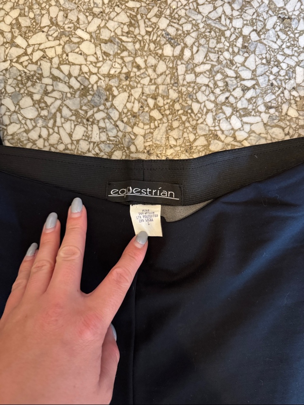 Equestrian Black Flared Pants - Picture 5 of 6